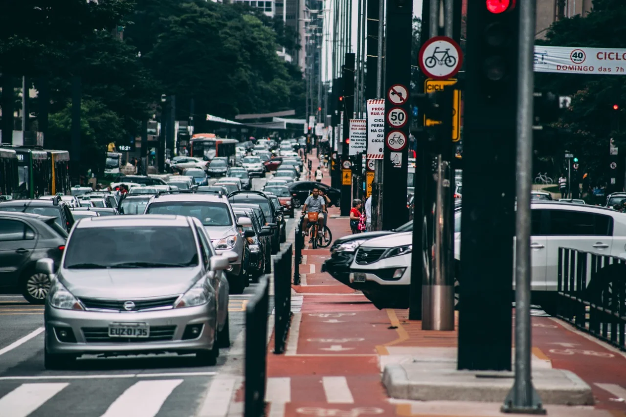 Trânsito na Avenida Paulista